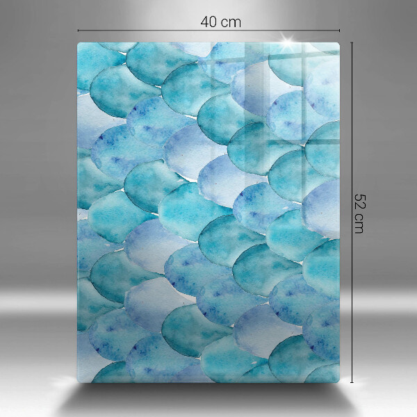 Worktop saver Watercolor scales