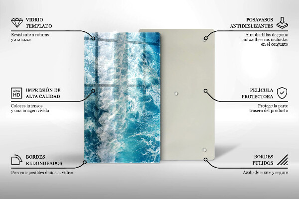 Worktop saver Water sea waves
