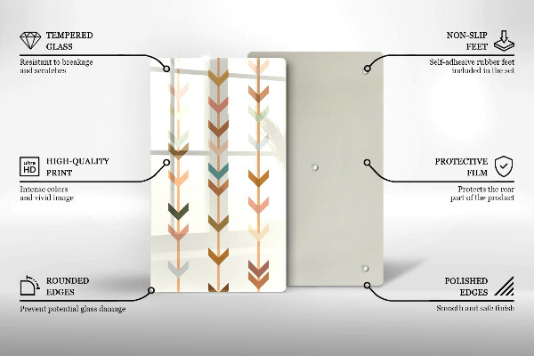 Worktop saver Geometric elements