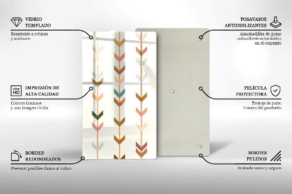 Worktop saver Geometric elements
