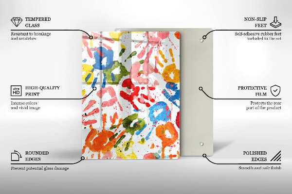 Worktop saver Elegant background and gold