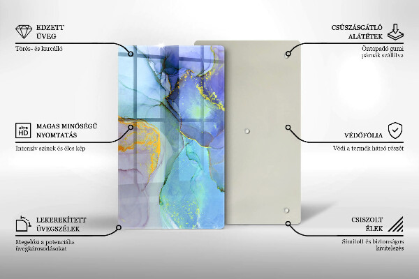 Worktop saver Cracked stone gold