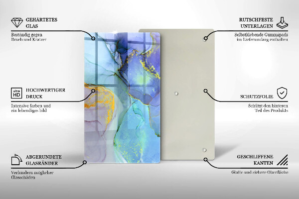 Worktop saver Cracked stone gold