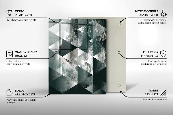 Worktop saver Cracked stone gold