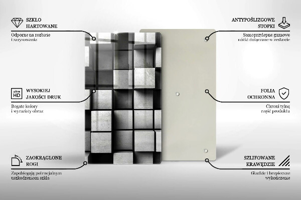 Worktop saver 3D geometry background