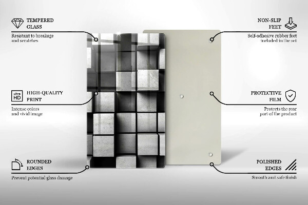 Worktop saver 3D geometry background