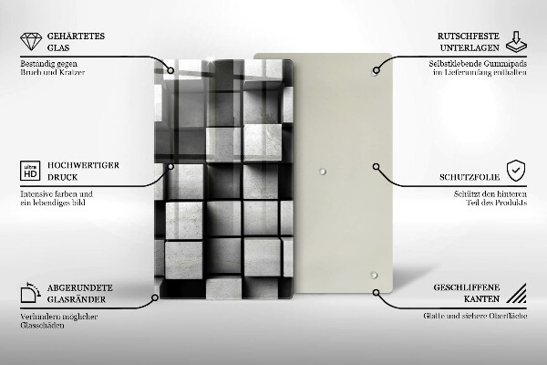 Worktop saver 3D geometry background