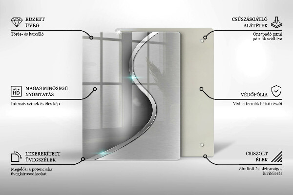 Worktop saver 3D geometry background