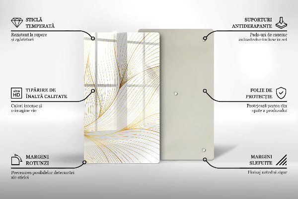Cutting board Modern Line pattern