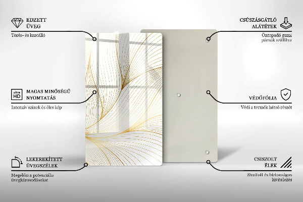 Cutting board Modern Line pattern