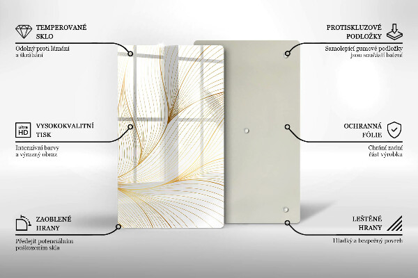 Cutting board Modern Line pattern