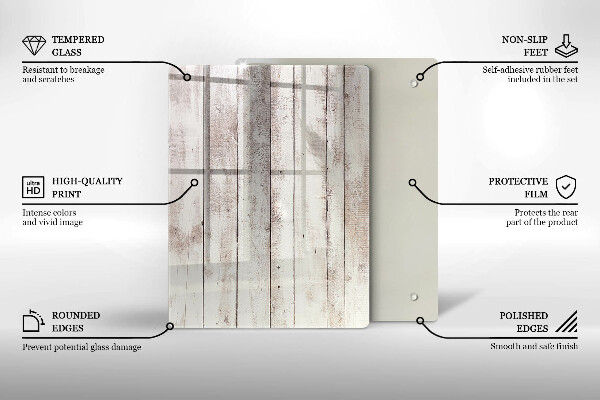 Cutting board Ink abstraction