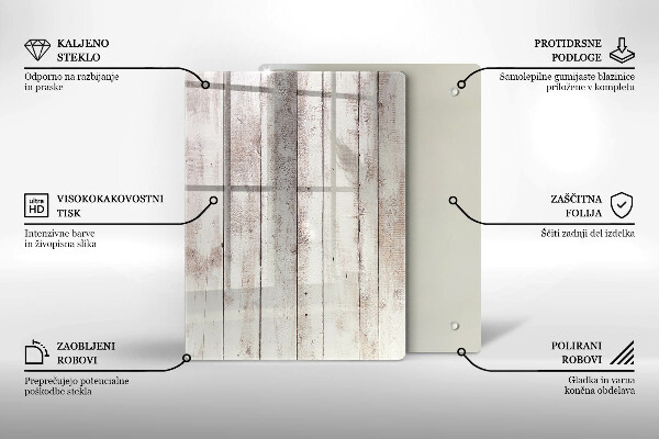 Cutting board Ink abstraction