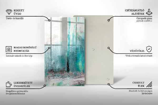 Cutting board Background paint abstraction