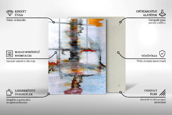 Cutting board Background paint abstraction