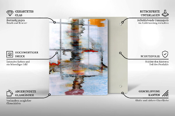 Cutting board Background paint abstraction