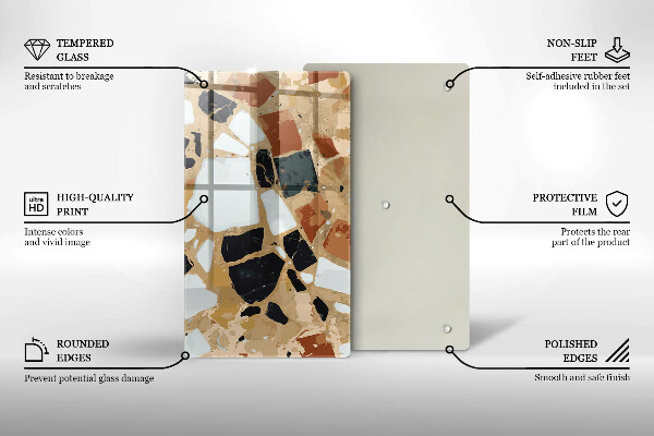 Worktop saver Decorative stones