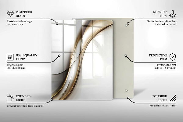 Cutting board Boho arrow pattern