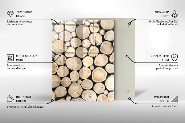 Cutting board Wooden stumps of trees
