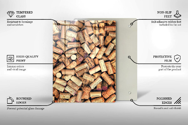 Cutting board Spoons with spices