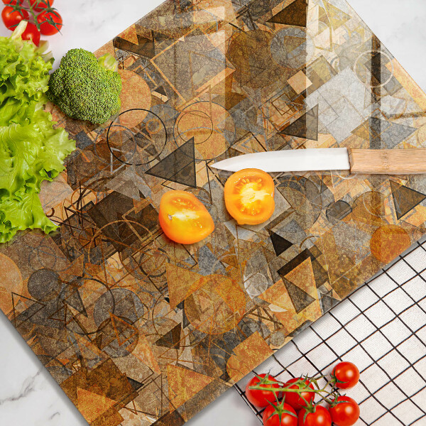 Cutting board Geometric figure pattern