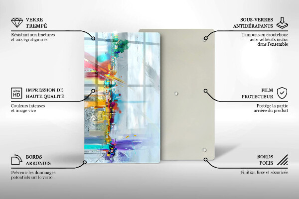 Cutting board Painted abstraction