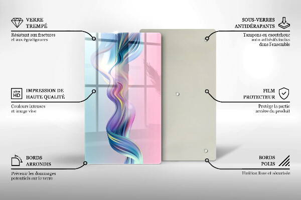 Worktop saver Pastel abstraction