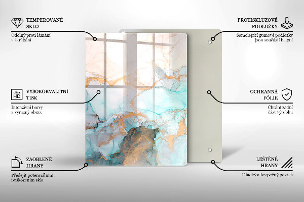 Worktop saver Pastel abstraction