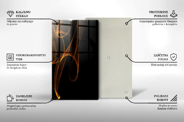 Cutting board Abstract lines