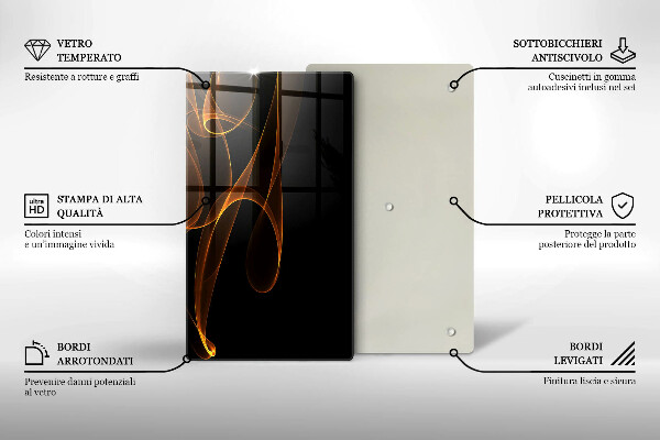 Cutting board Abstract lines