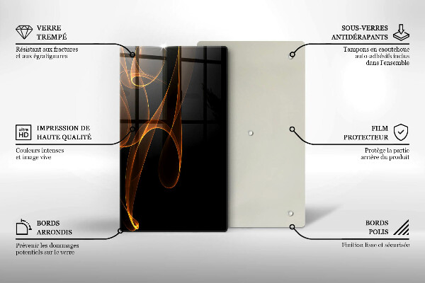 Cutting board Abstract lines