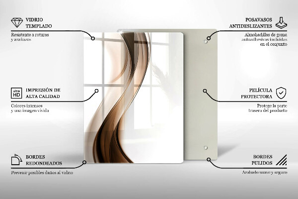 Cutting board Abstract lines