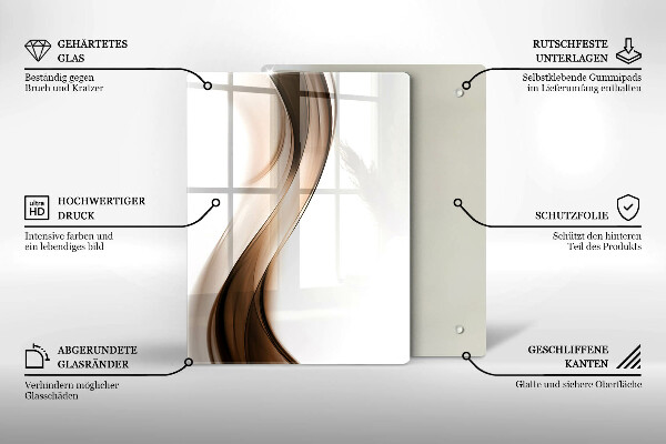 Cutting board Abstract lines