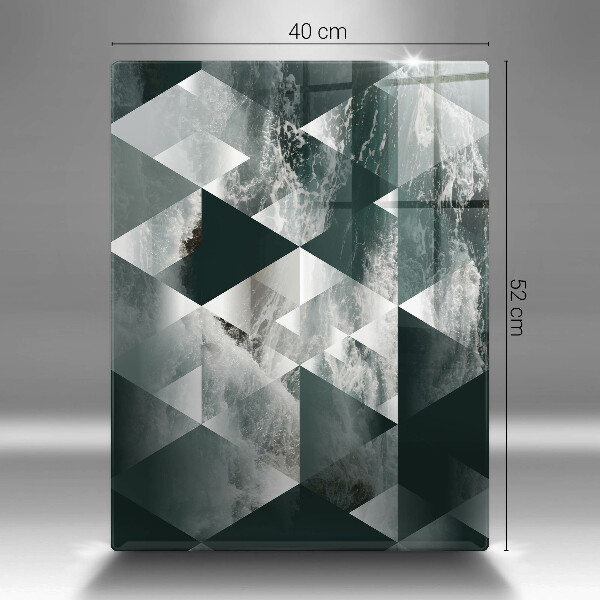 Cutting board Triangles and water