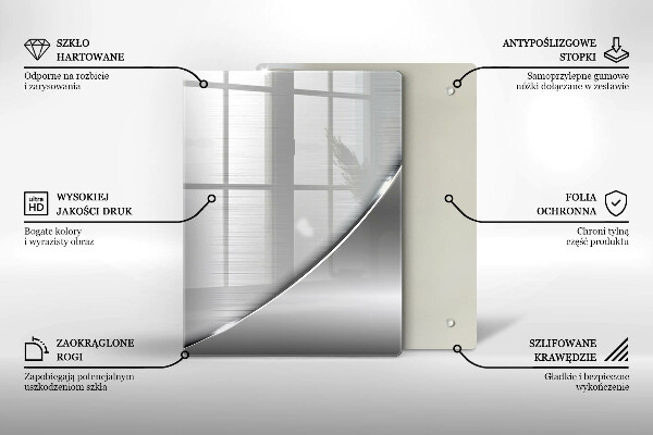 Cutting board Triangles and water