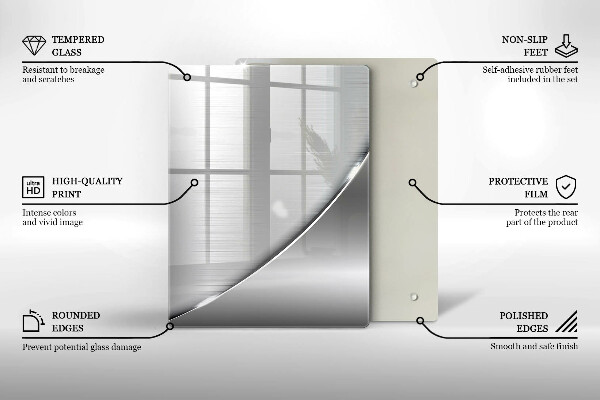 Cutting board Triangles and water