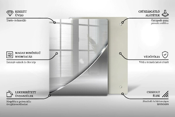 Cutting board Triangles and water