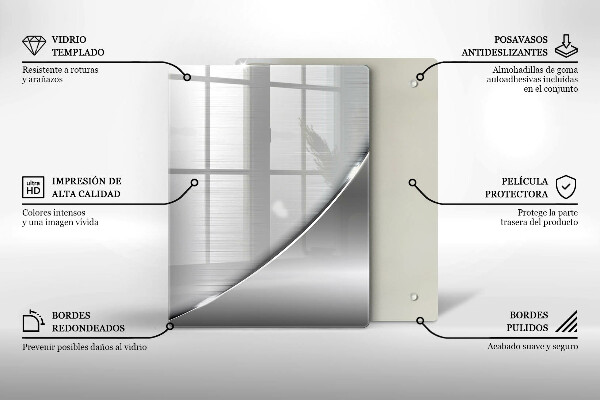 Cutting board Triangles and water