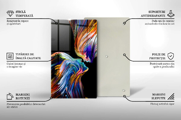 Cutting board Abstraction kiss