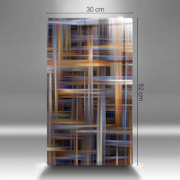 Cutting board Abstract paint lines