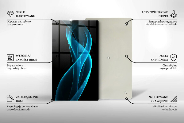 Worktop saver Blue abstraction