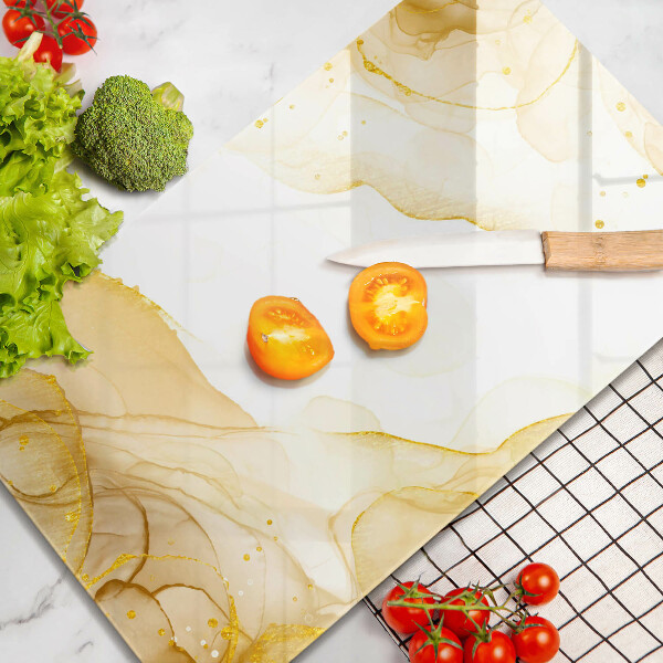 Cutting board Golden abstraction