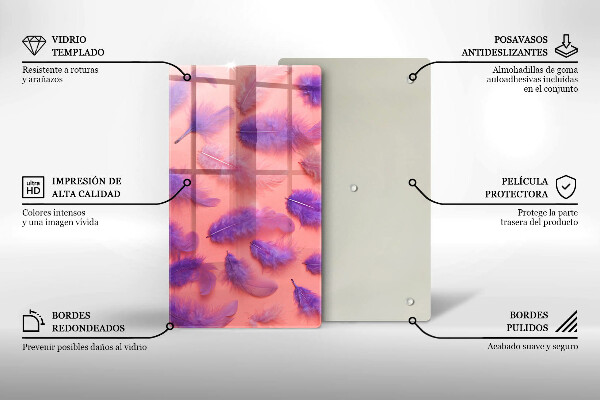 Worktop saver Fluffy feathers