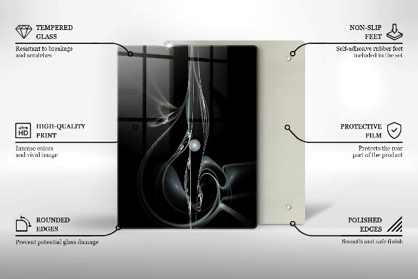 Cutting board A delicate bouquet of roses