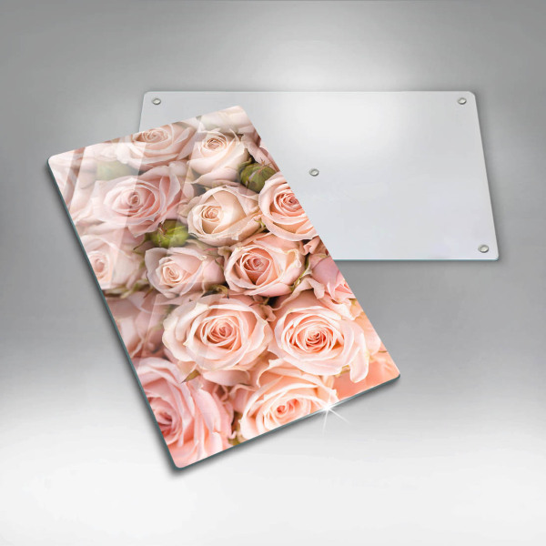 Cutting board A delicate bouquet of roses