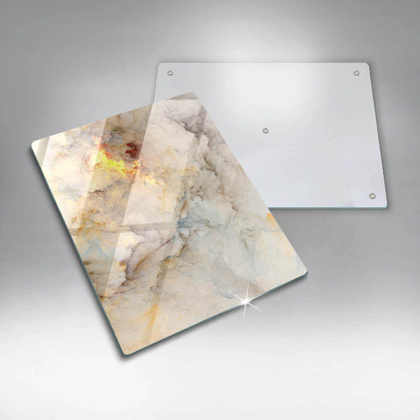 Worktop saver Marble texture with gold