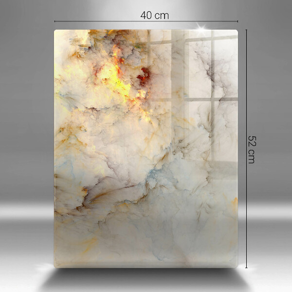 Worktop saver Marble texture with gold