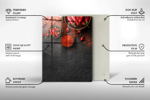 Worktop saver Marble texture with gold