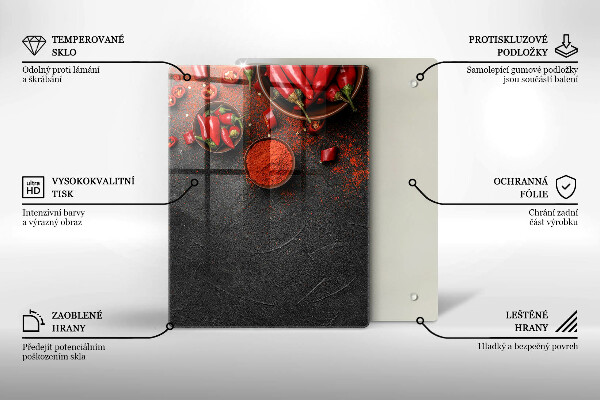 Worktop saver Marble texture with gold