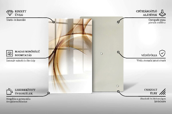 Cutting board Abstraction shapes